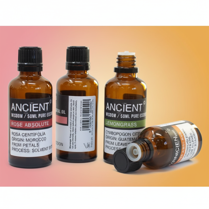 50ml Professional Essential Oils — Gradient Background