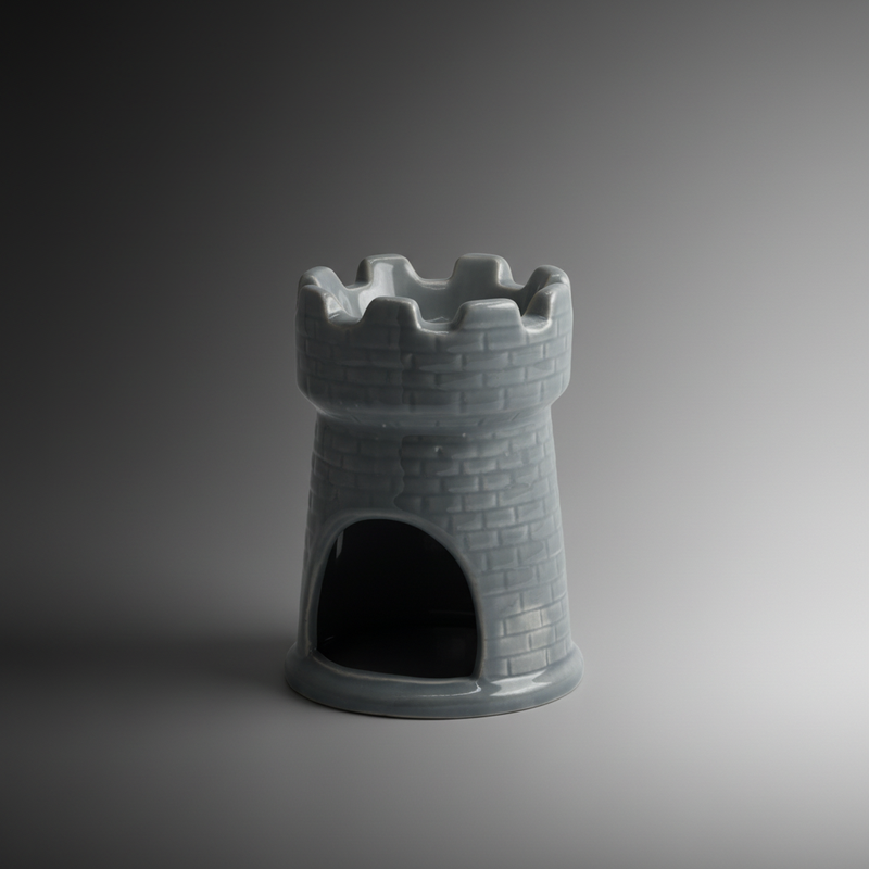 Castle Tower Oil Burner — Gradient Background
