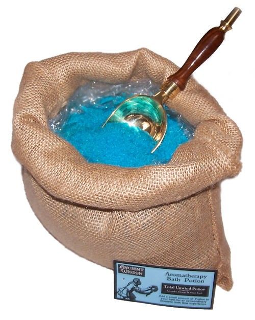 Total Unwind Potion 7kg Hessian Sack – Bath Salts – bath salts, alternate product view 3