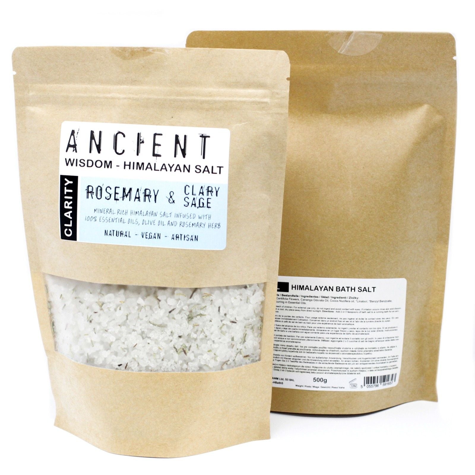 Himalayan Bath Salt Blend 500g – Clarity – Bath Salts – bath salts, main product view