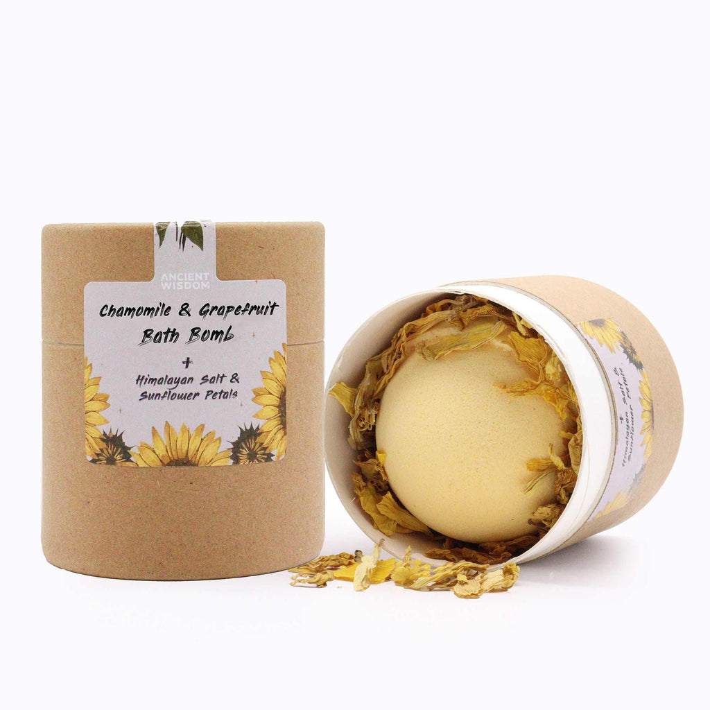 Sunflower Serenity Aromatherapy Bath Bomb – gallery image 4