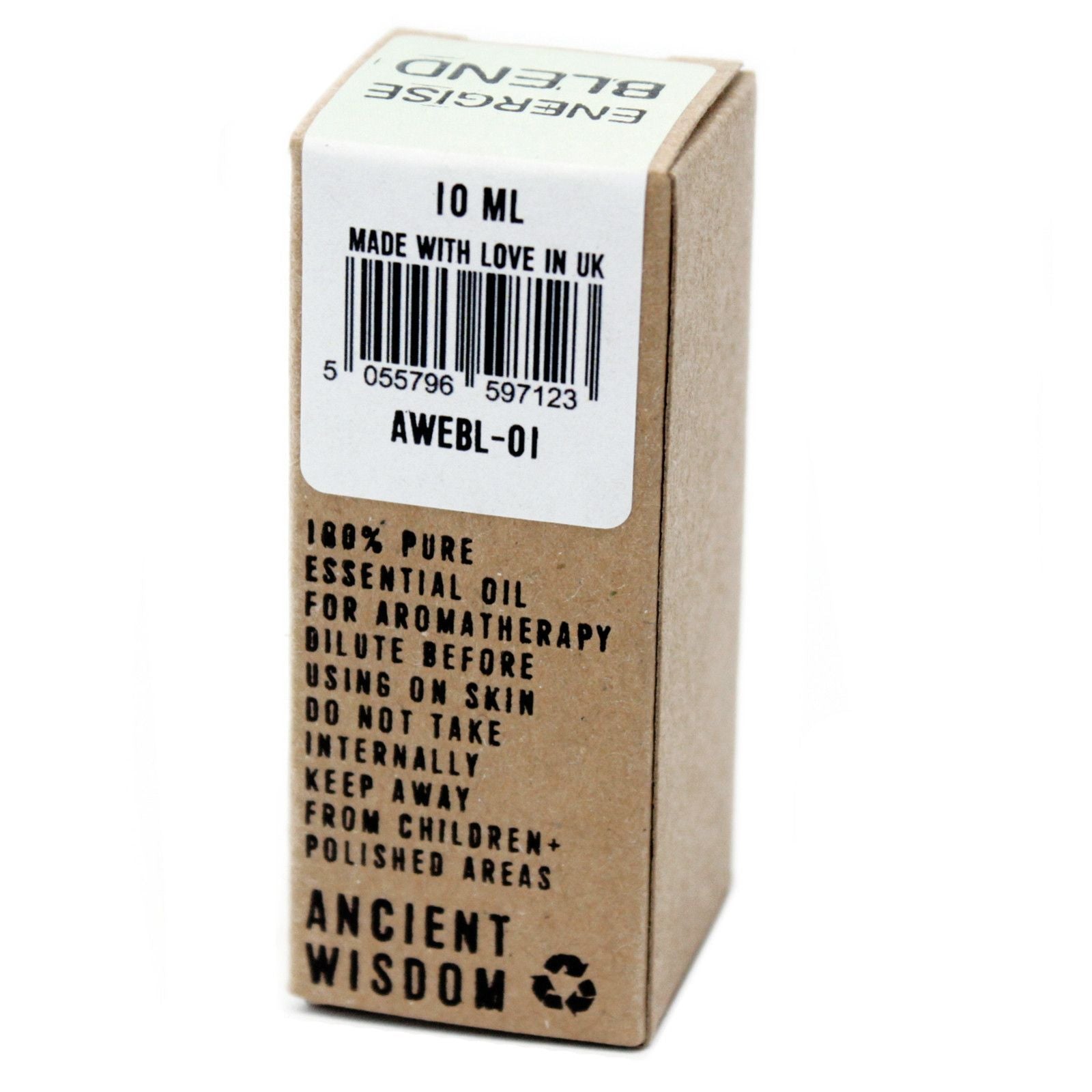 Energising Essential Oil Blend – Boxed – 10ml – essential oil blend, alternate product view 4