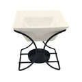Ceramic & Metal Square Stand – Oil Burner – oil burner, main product view