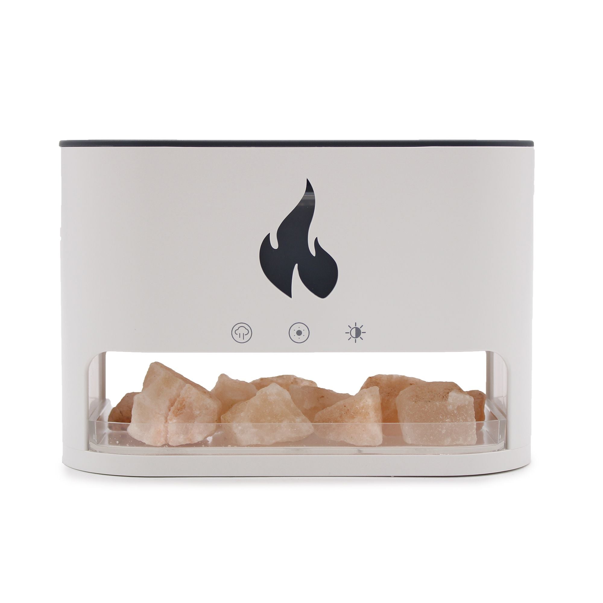 White Blaze Himalayan Salt Flame Effect Home Fragrance Diffuser – product image