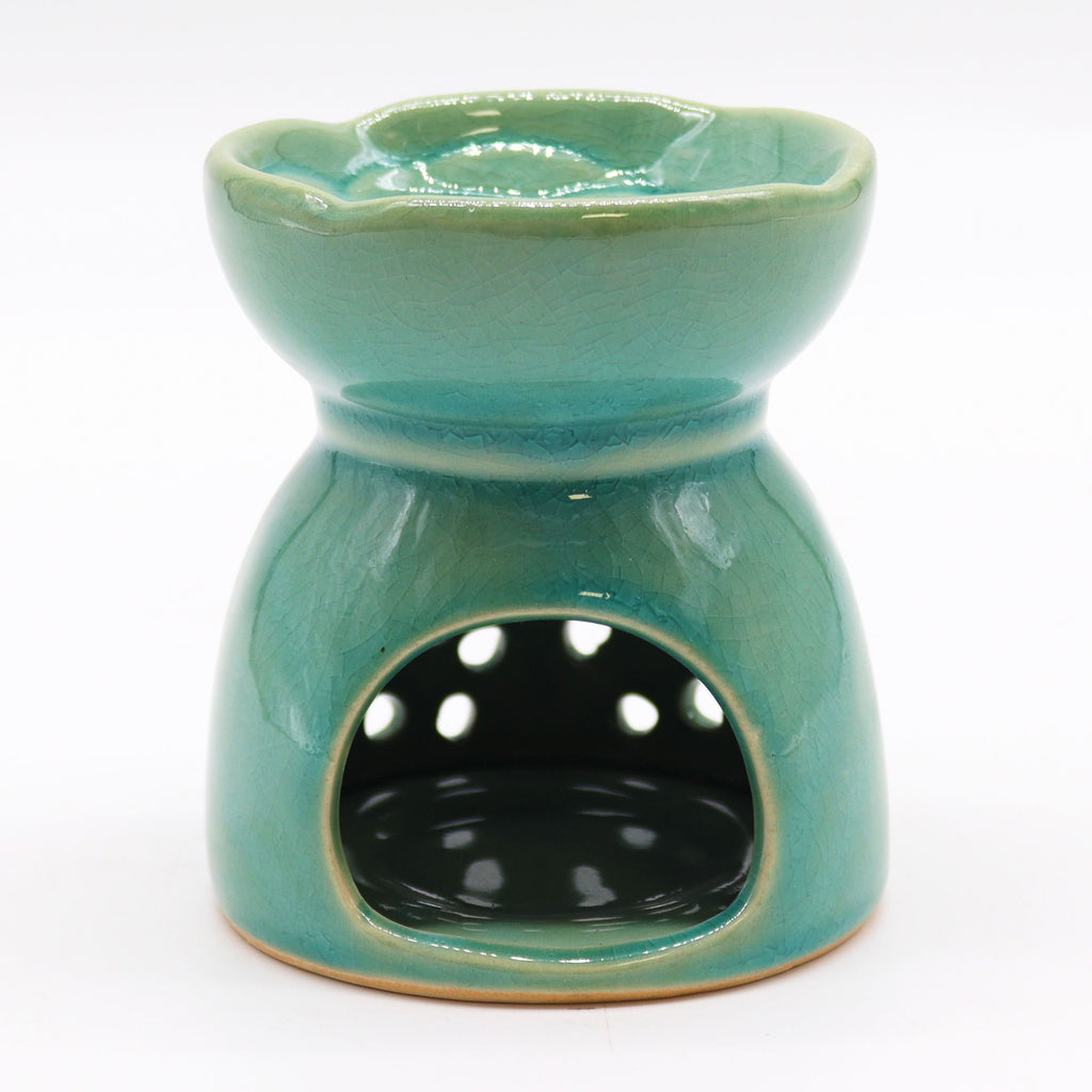 Tree of Life Oil Burner – Blue – blue oil burner, alternate product view 3