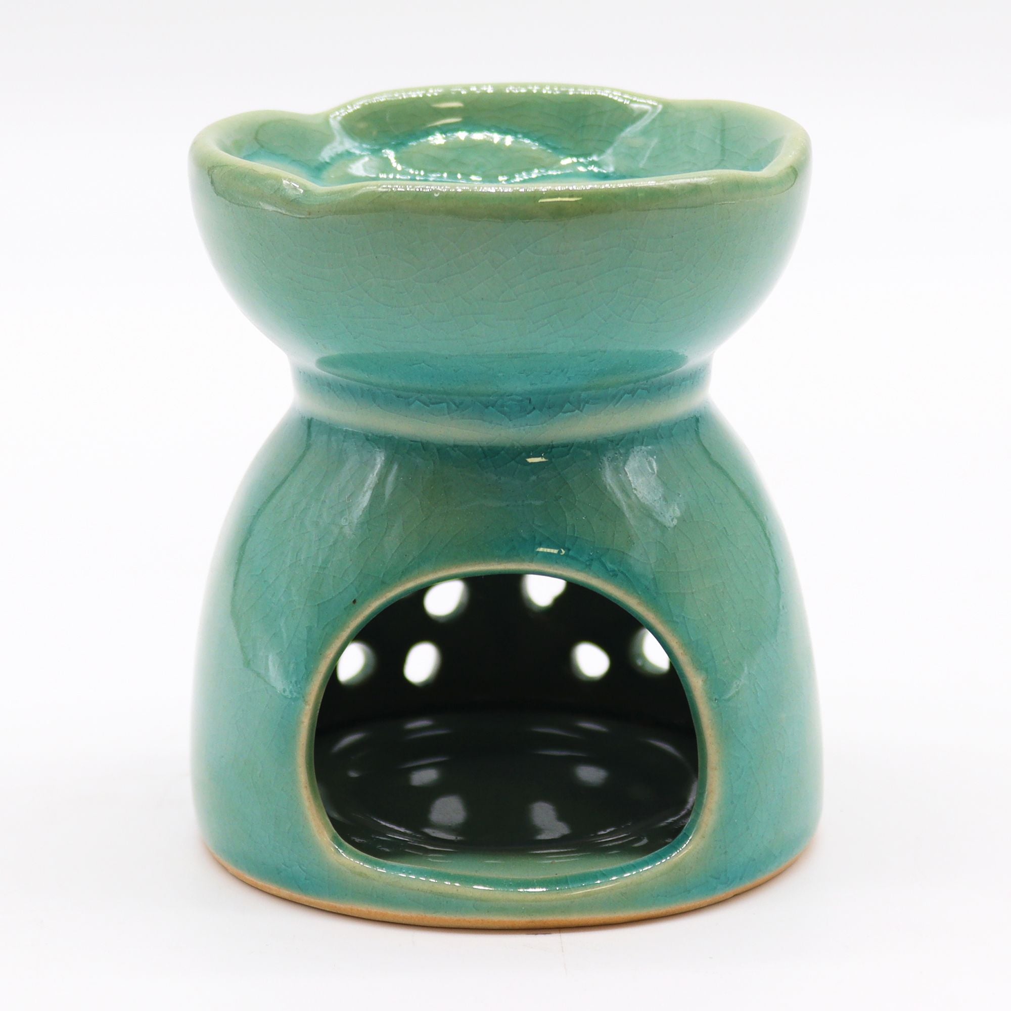 Tree of Life Oil Burner – Blue – blue oil burner, alternate product view 3