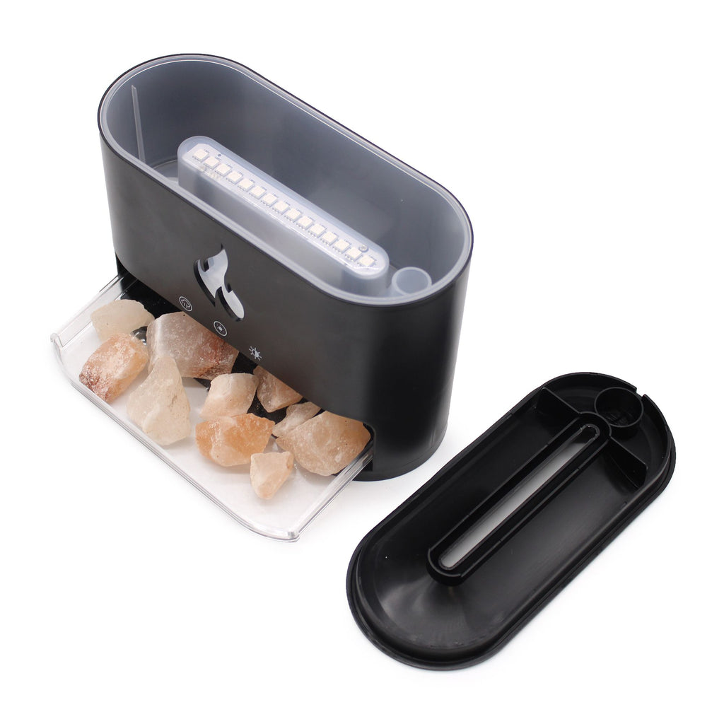 White Blaze Himalayan Salt Flame Effect Home Fragrance Diffuser – gallery image 8