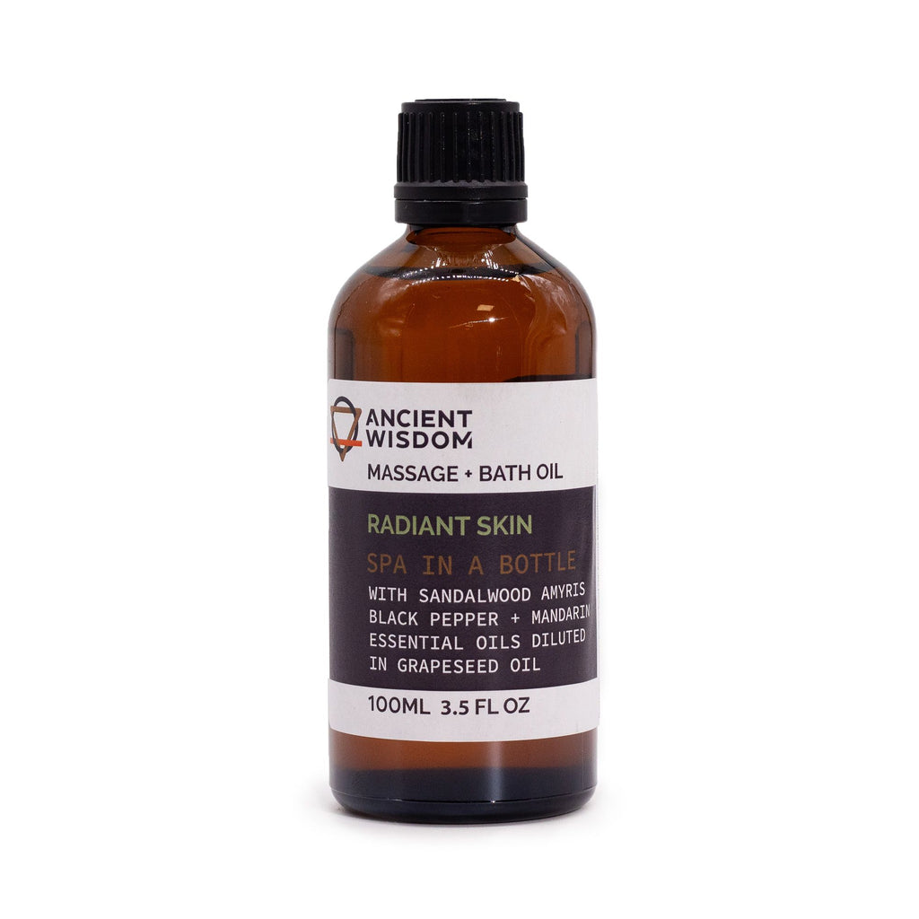 Radiant Skin Massage & Bath Body Oil 100ml – product image