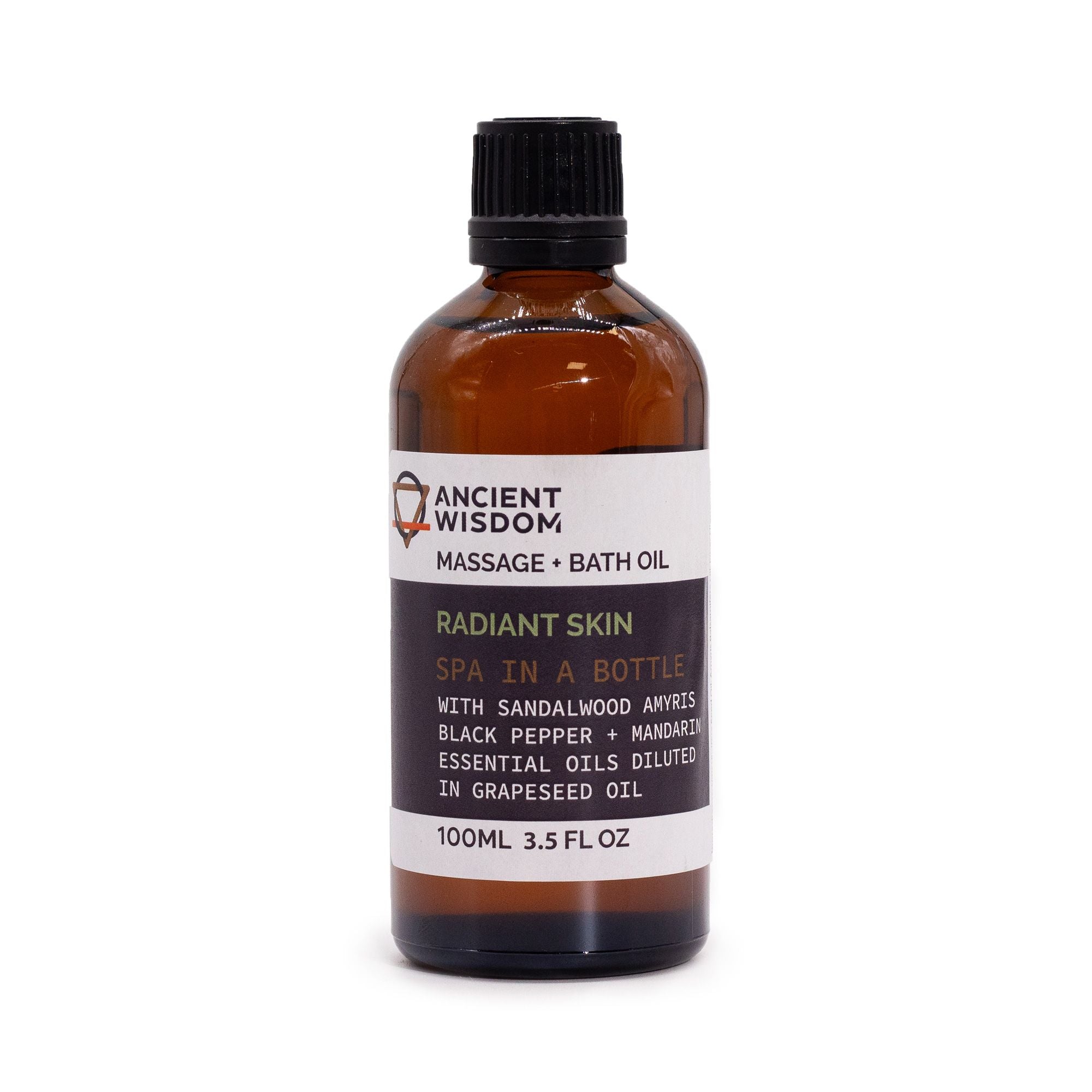 Radiant Skin Massage & Bath Body Oil 100ml – product image