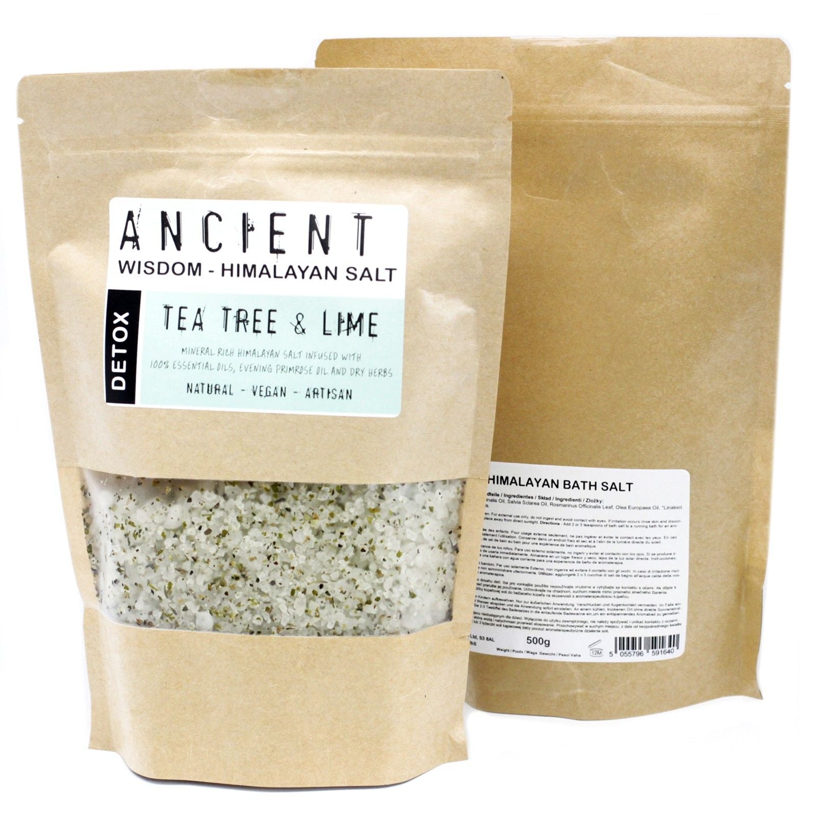 Himalayan Bath Salt Blend 500g – Detox – Bath Salts – bath salts, main product view