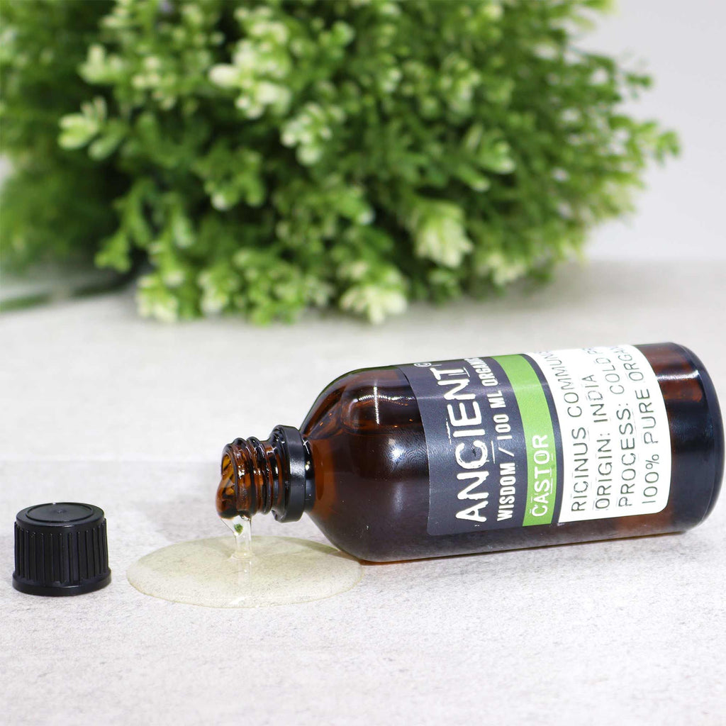 Castor Oil Organic 100ml – Carrier Oil for Massage & Blending – gallery image 3