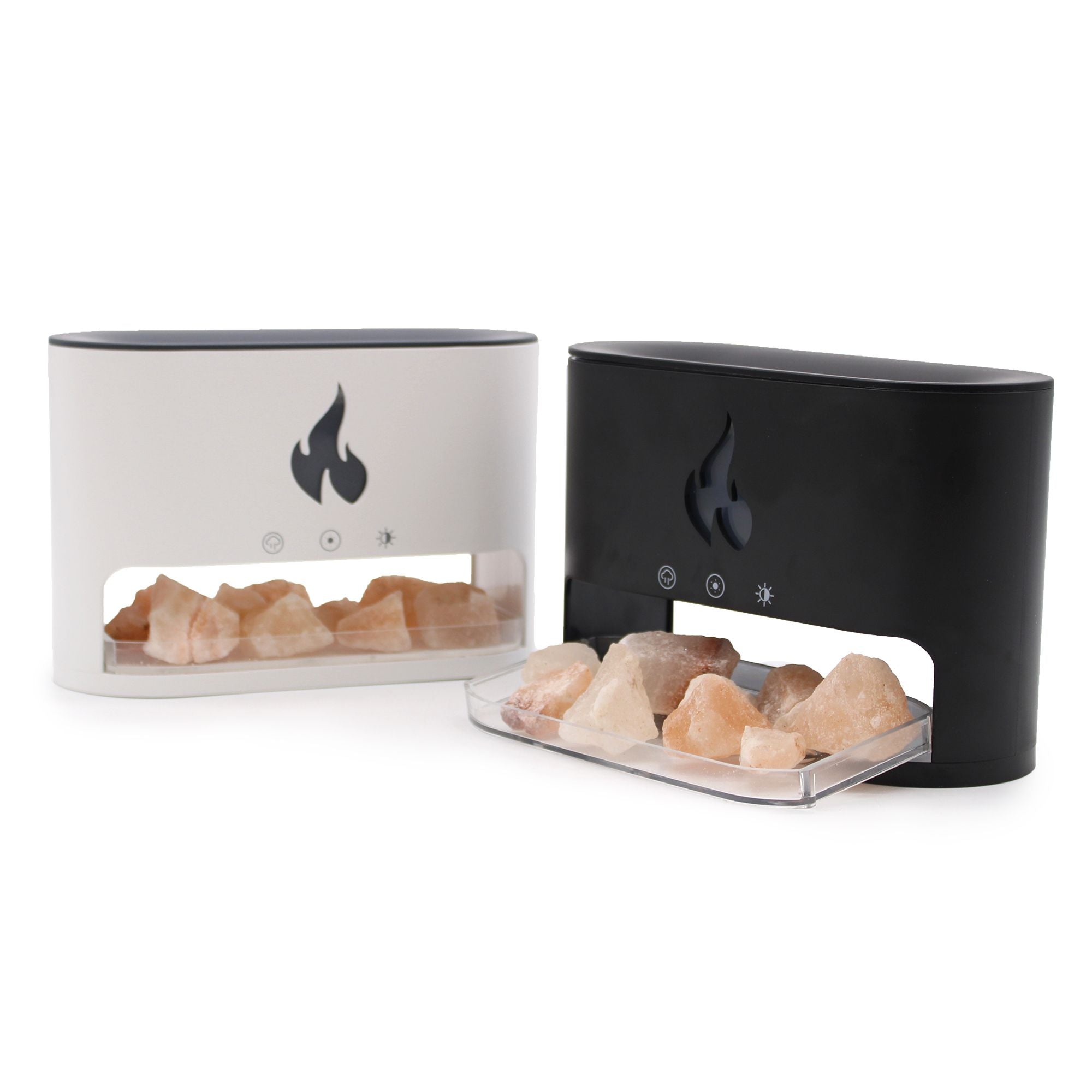 White Blaze Himalayan Salt Flame Effect Home Fragrance Diffuser – gallery image 7