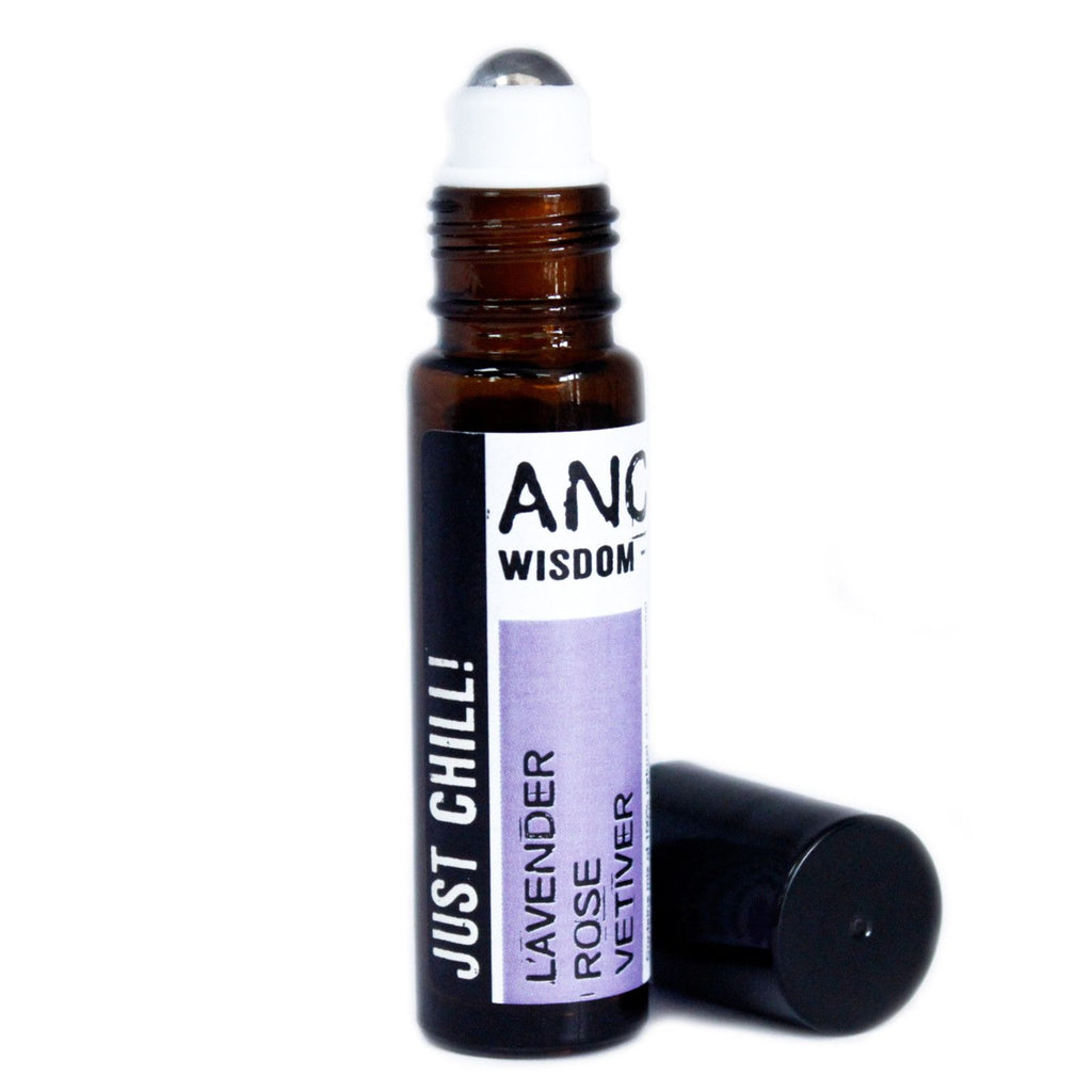10ml Roll On Essential Oil Blend – Just Chill! – Aromatherapy Roll-On – aromatherapy roll-on, alternate product view 9