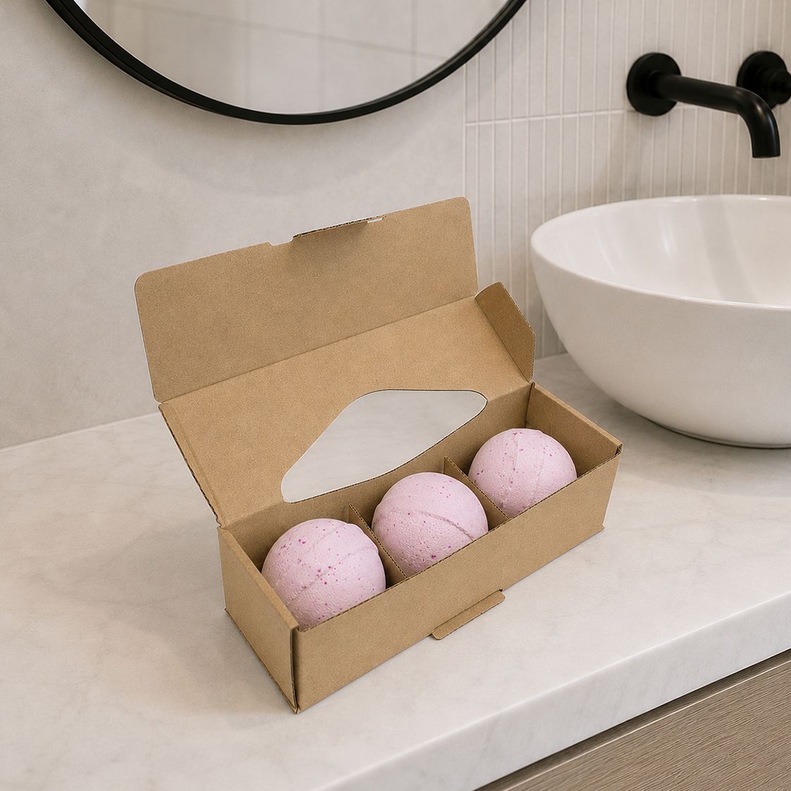 Set of 3 Passion Potion Bath Bombs – bath bomb, alternate product view 2