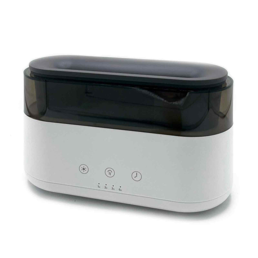 Modern Flame Effect Ultrasonic Home Fragrance Diffuser with LED Clock – gallery image 3
