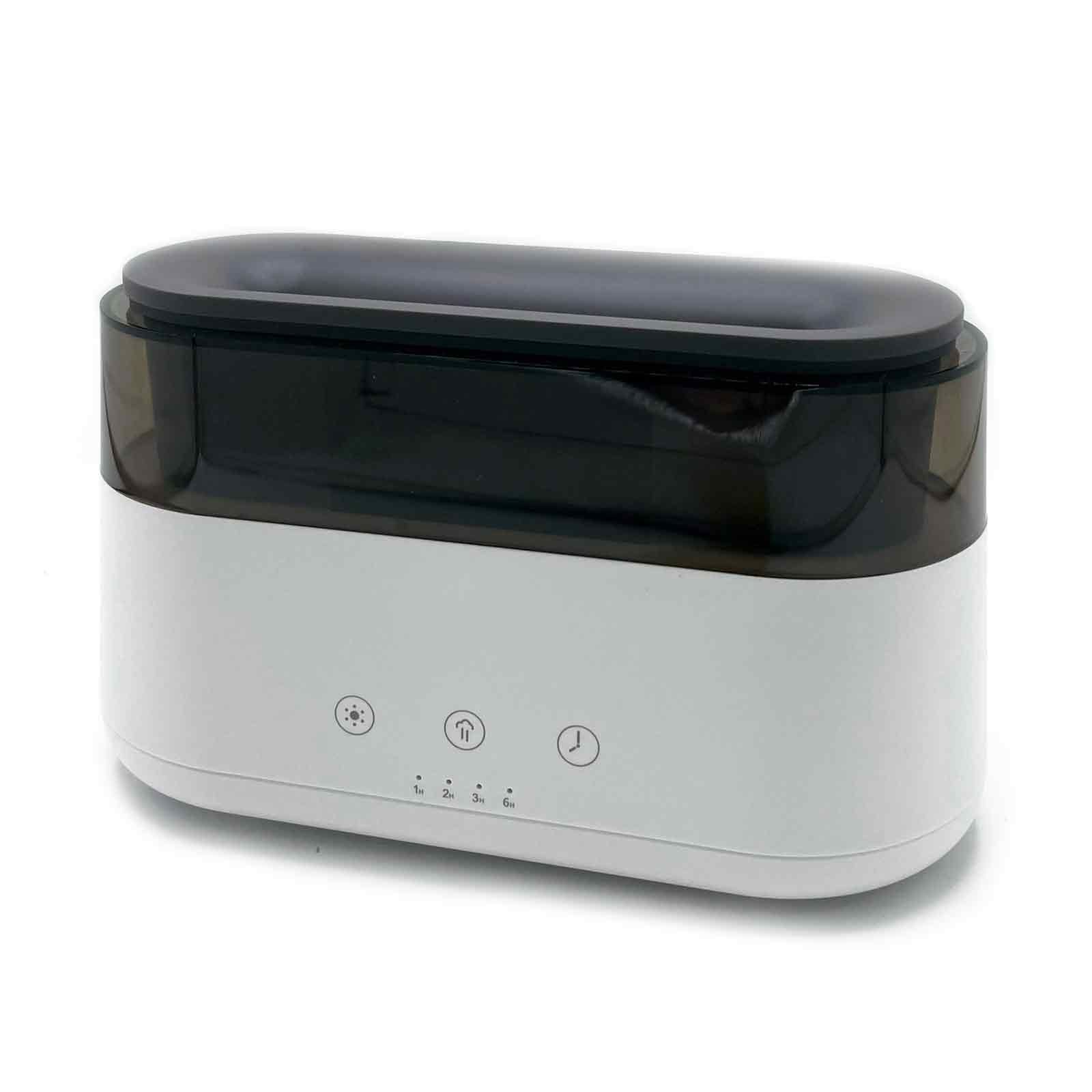 Modern Flame Effect Ultrasonic Home Fragrance Diffuser with LED Clock – gallery image 3