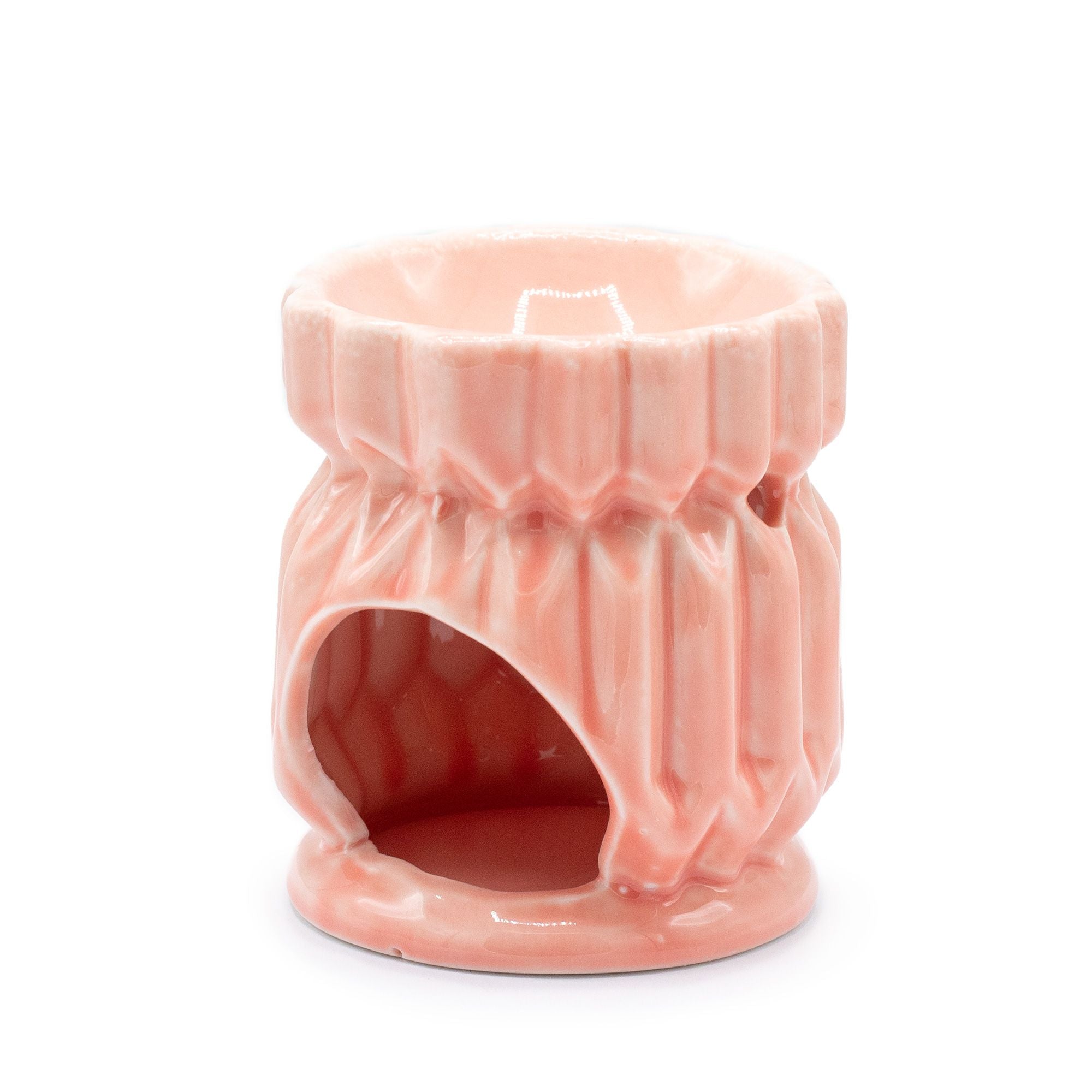 Oil Burner Geometric – Pink – pink oil burner, main product view