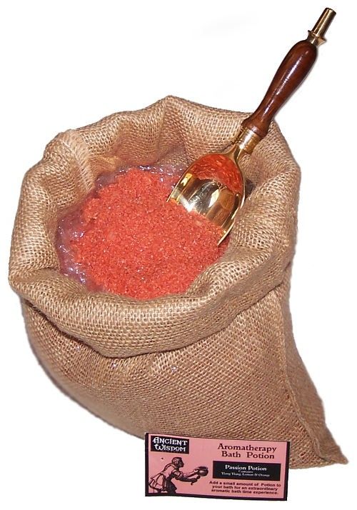 Passion Potion 7kg Hessian Sack – Bath Salts – bath salts, alternate product view 2