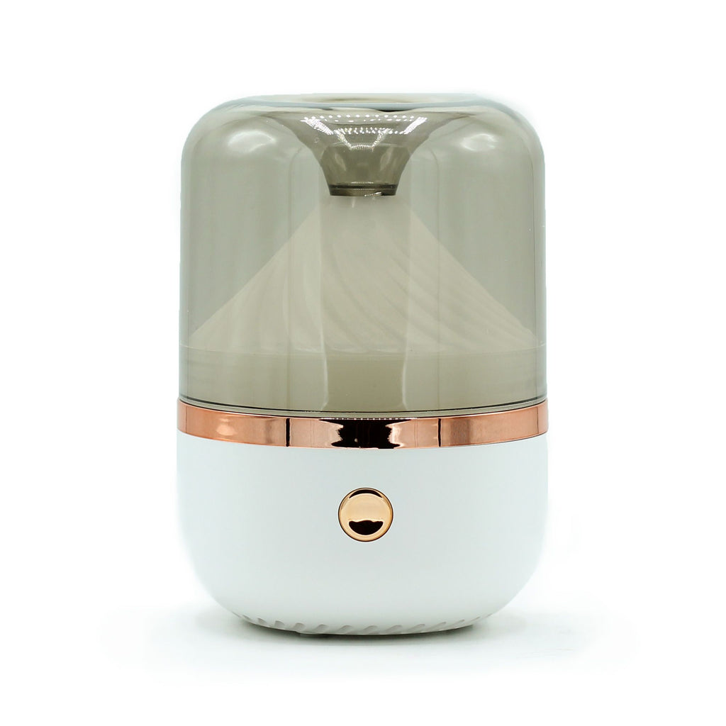 Urban Aroma Diffuser White & Bronze – USB – Colour Change – white aroma diffuser, alternate product view 2