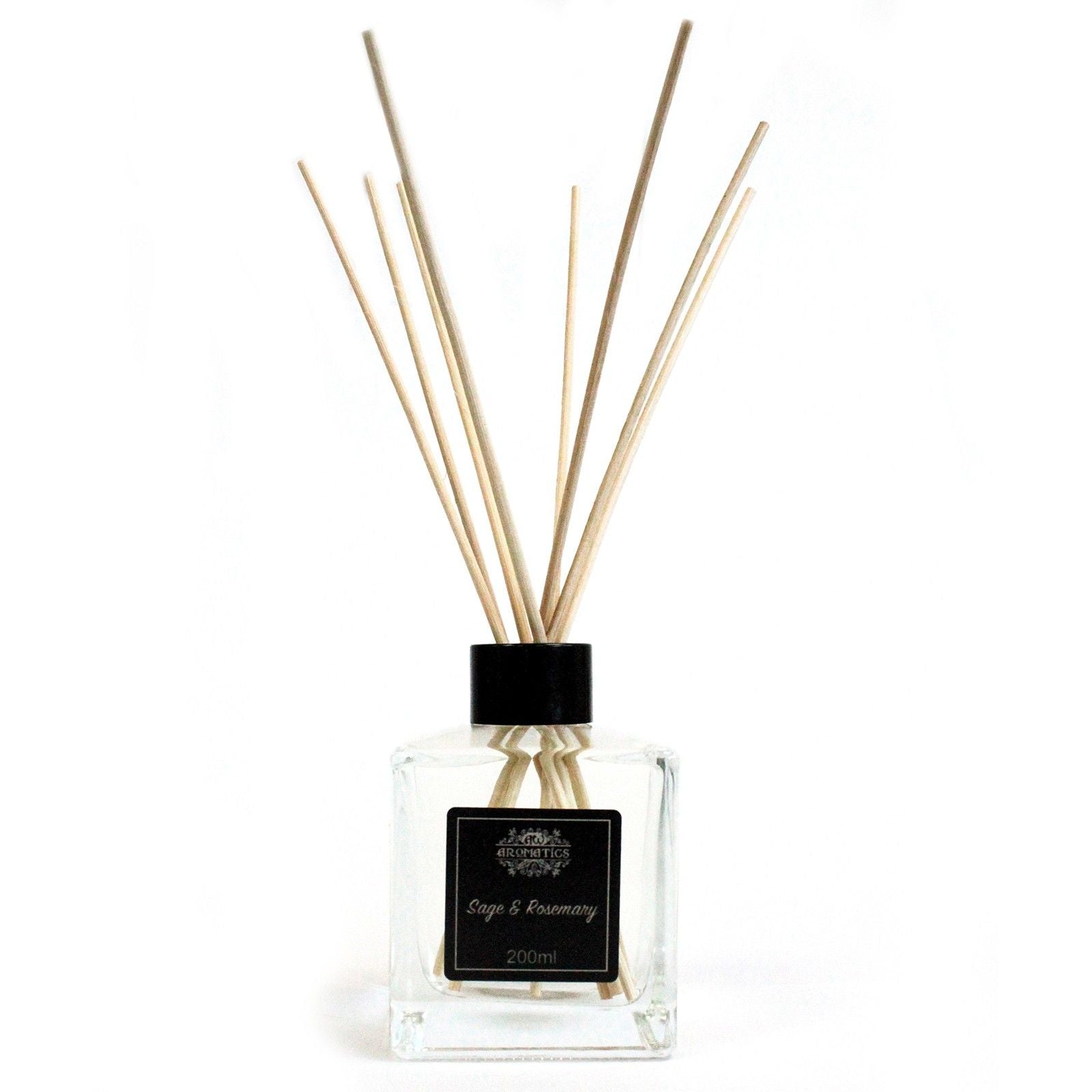 200ml Sage & Rosemary Essential Oil Reed Diffuser – reed diffuser, alternate product view 2