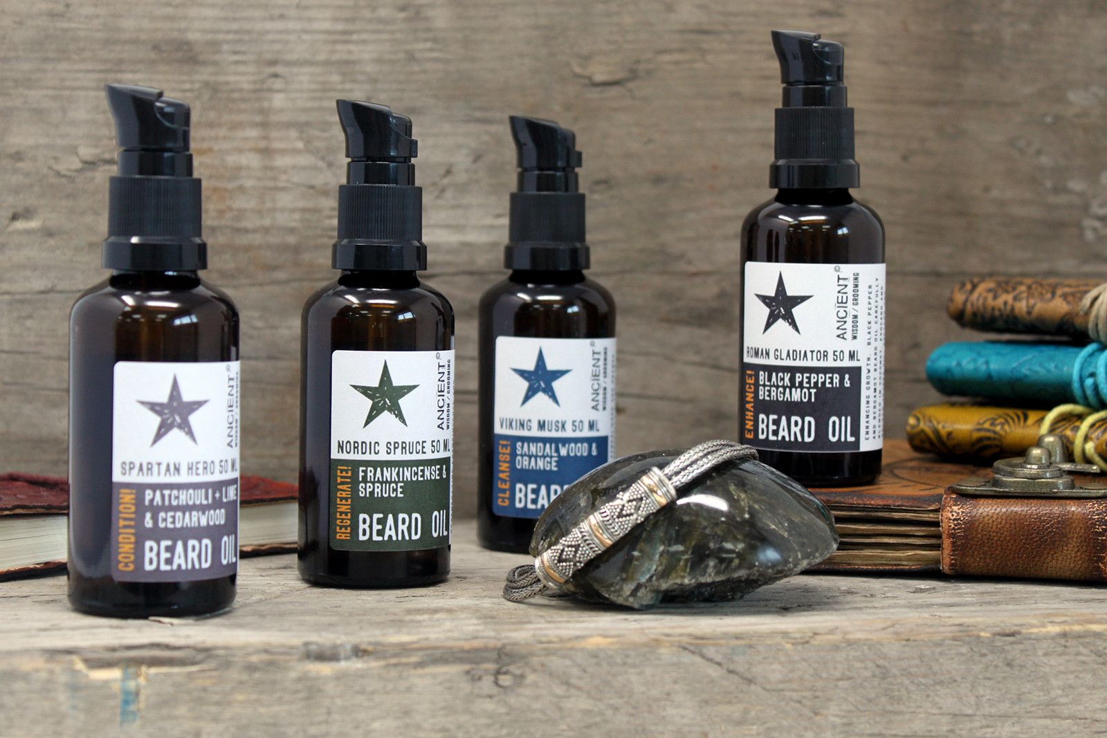 50ml Beard Oil – Spartan Hero – Condition! – beard oil, main product view