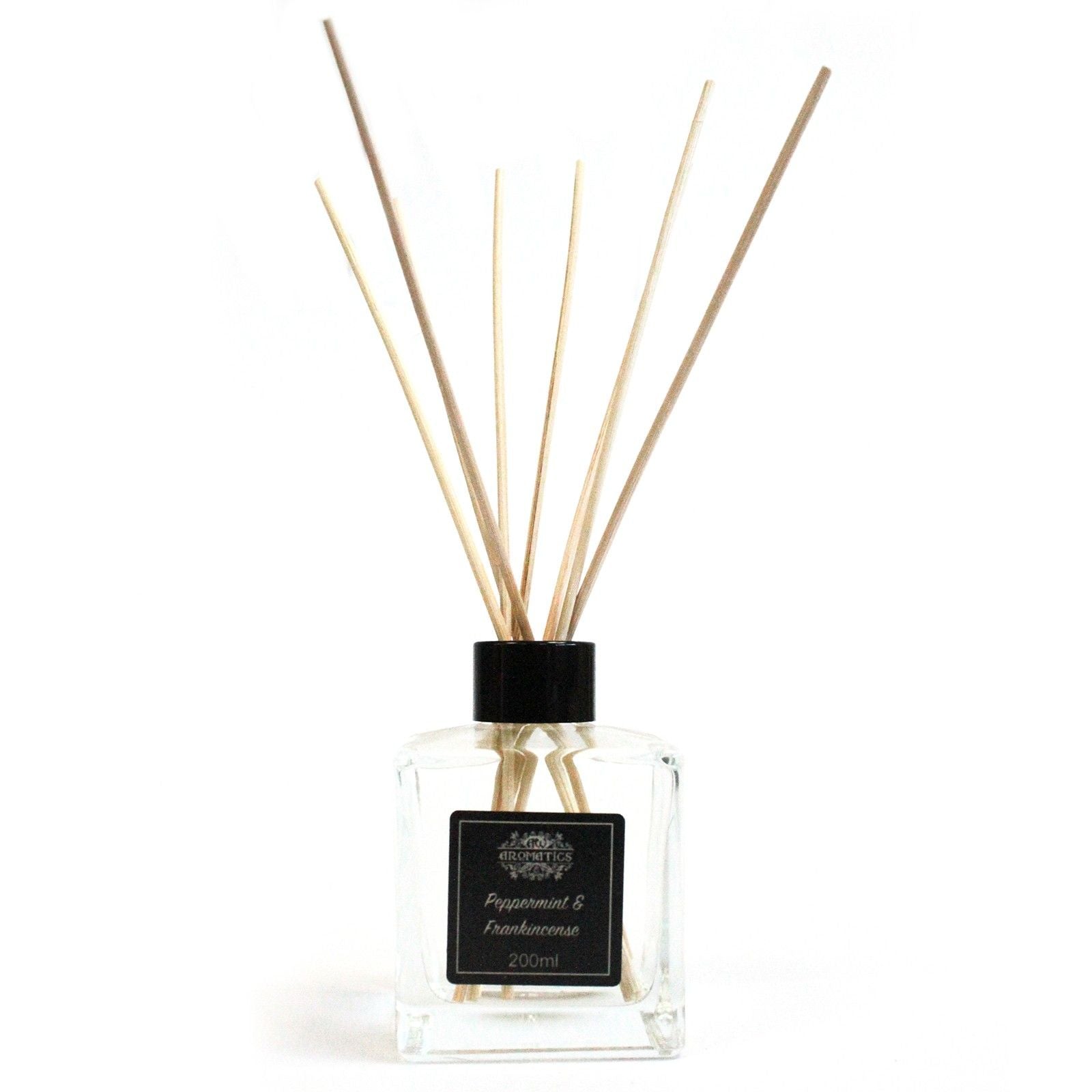 200ml Peppermint & Frankincense Essential Oil Reed Diffuser – reed diffuser, alternate product view 2