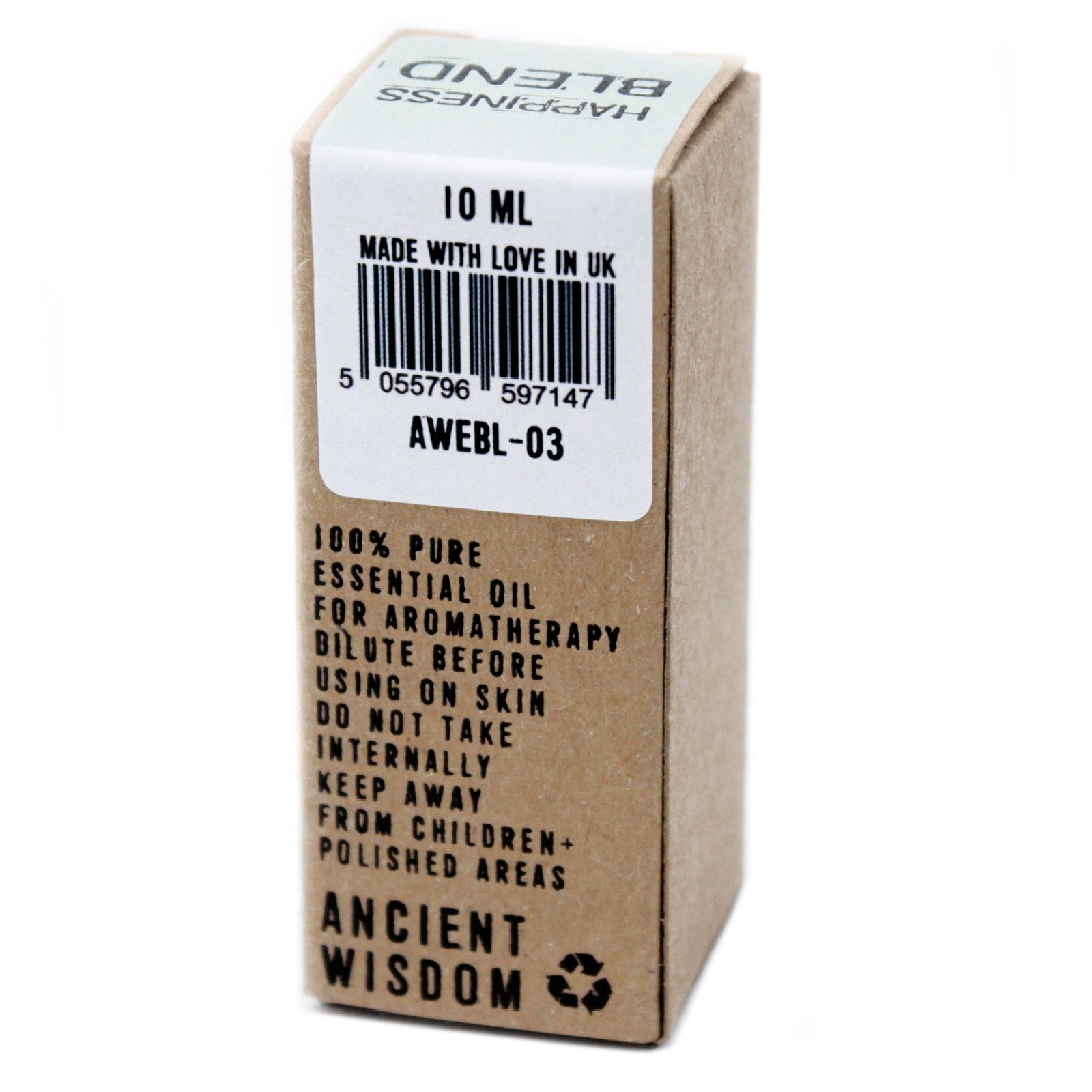 Happiness Essential Oil Blend – Boxed – 10ml – essential oil blend, alternate product view 2