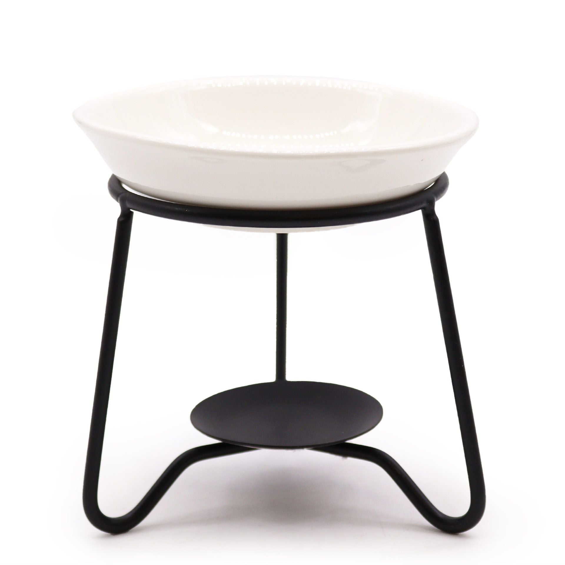 Ceramic & Metal Simple Stand – Oil Burner – oil burner, main product view