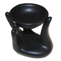 Helping Hand Oil Burner – Black – black oil burner, main product view