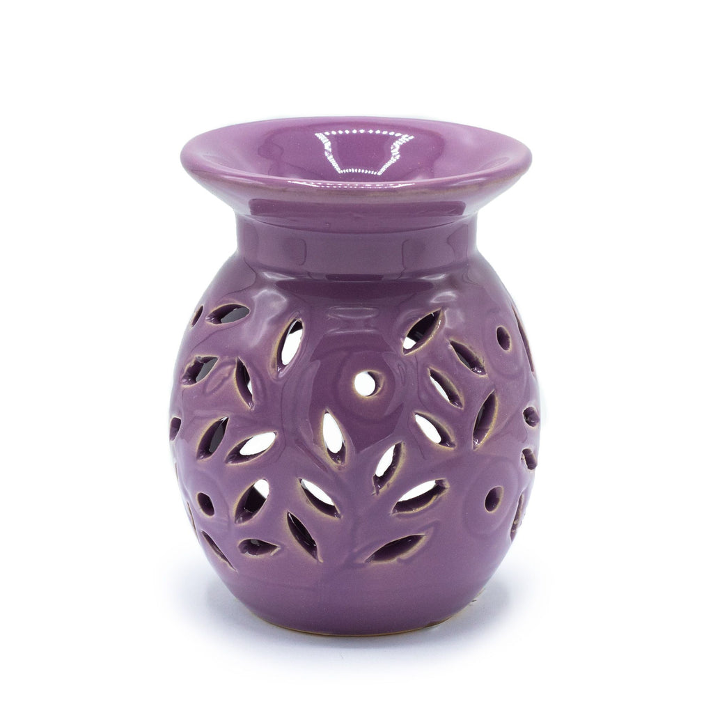 Floral Oil Burner – Lavender – oil burner, main product view