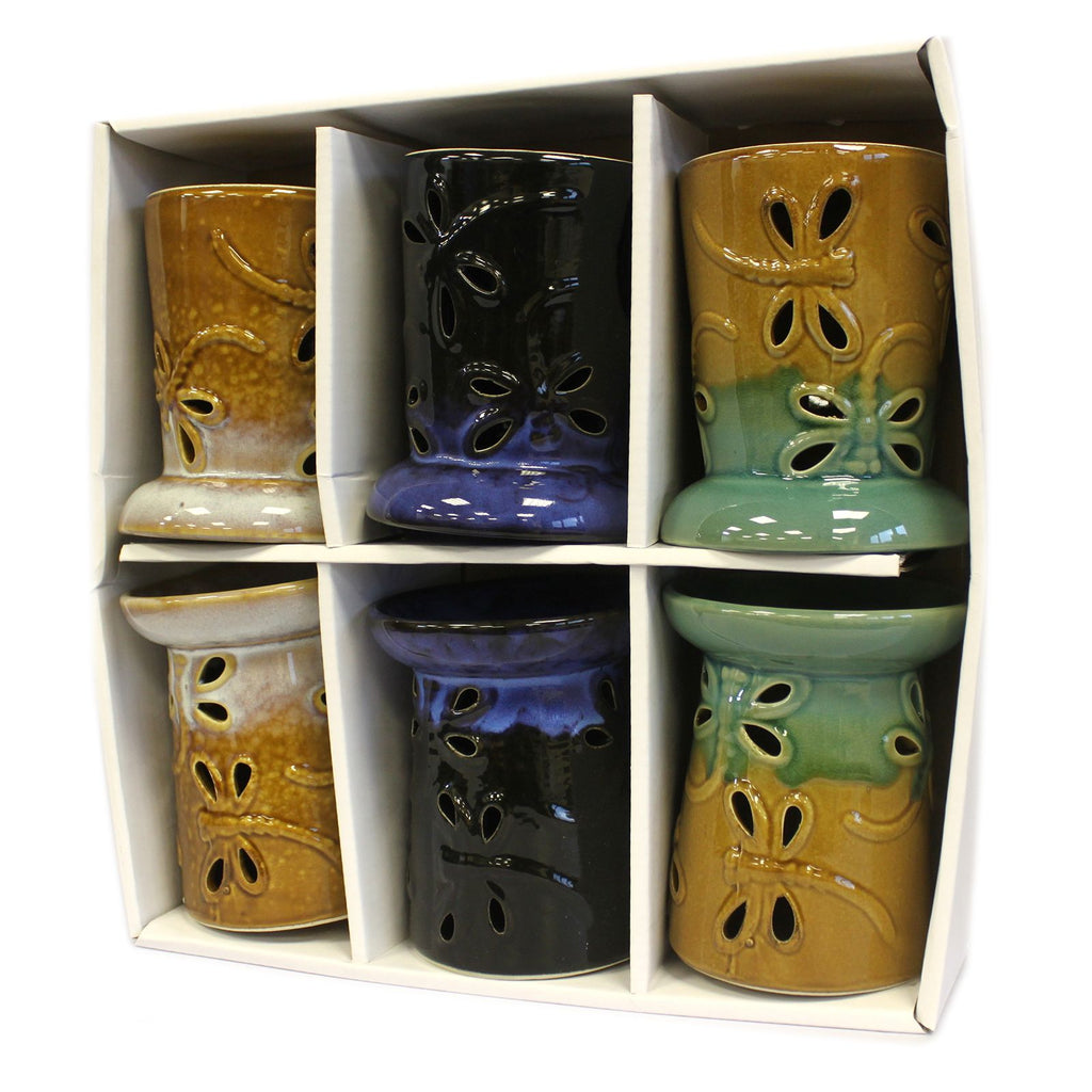 Classic Rustic Oil Burner – Dragonfly (assorted) – oil burner, main product view