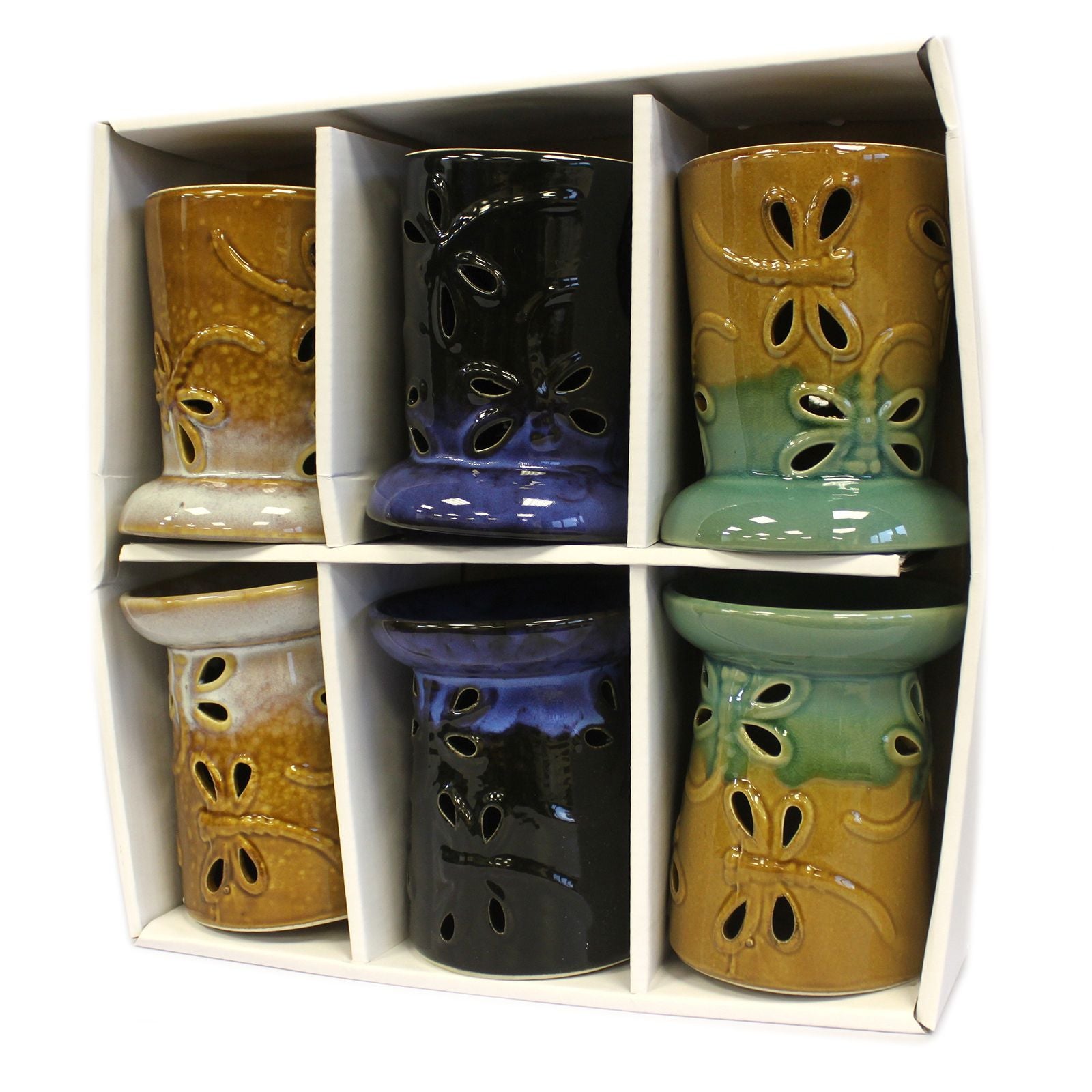 Classic Rustic Oil Burner – Dragonfly (assorted) – oil burner, main product view