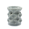 Oil Burner Geometric – Grey – grey oil burner, main product view