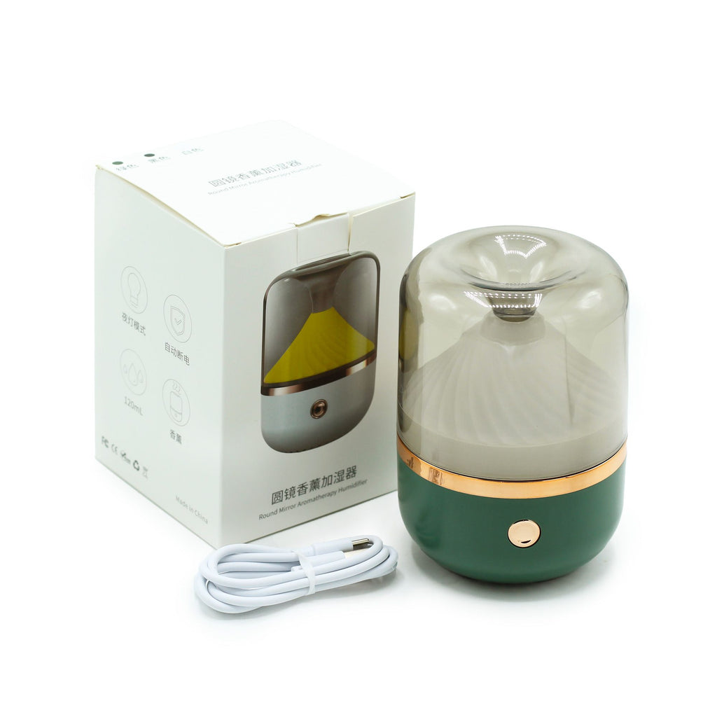 Urban Aroma Diffuser Green & Bronze – USB – Colour Change – green aroma diffuser, alternate product view 3