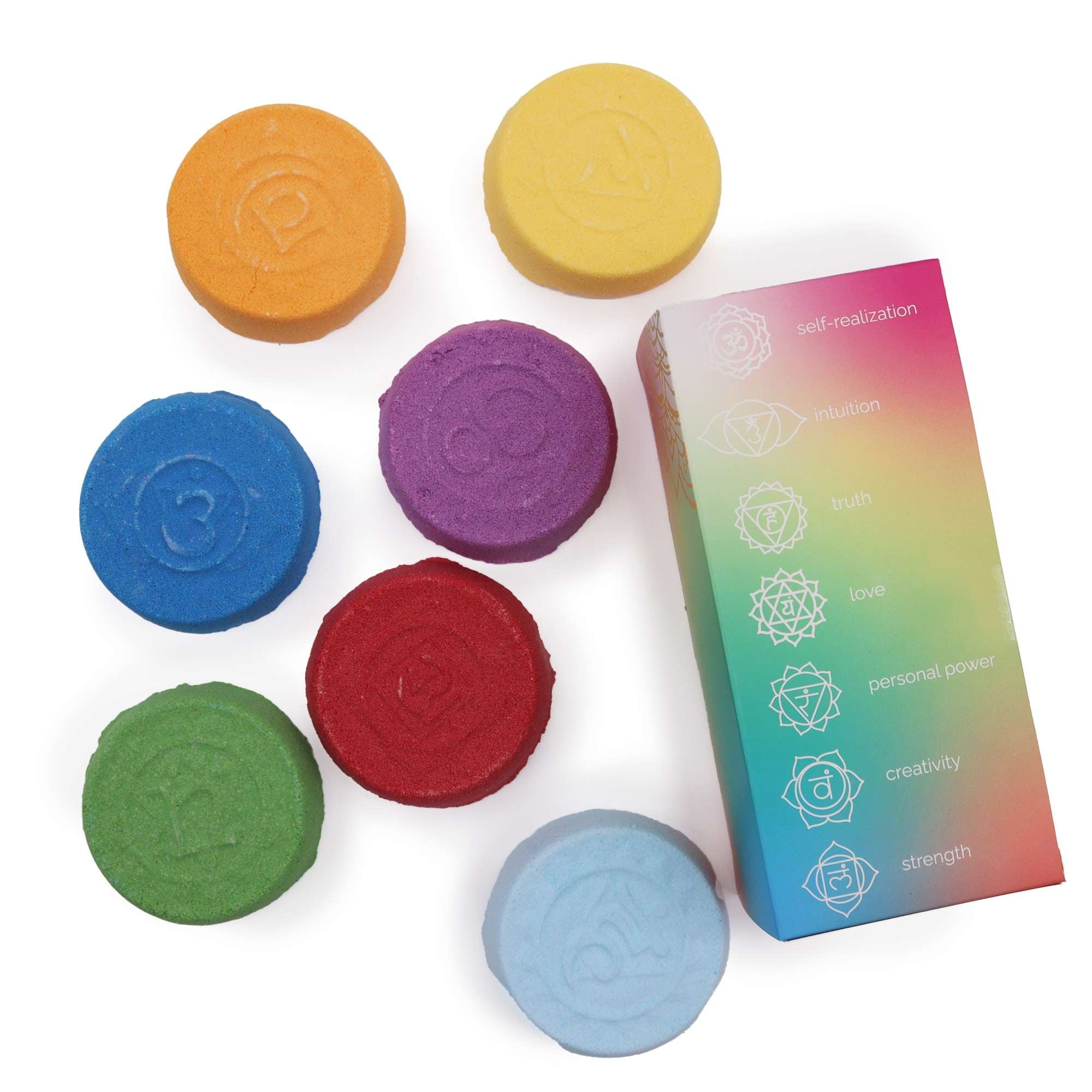 Chakra Bath Fizz – Large Box – Chakra Harmony & Inner Glow – Bath Bomb – bath bomb, alternate product view 2