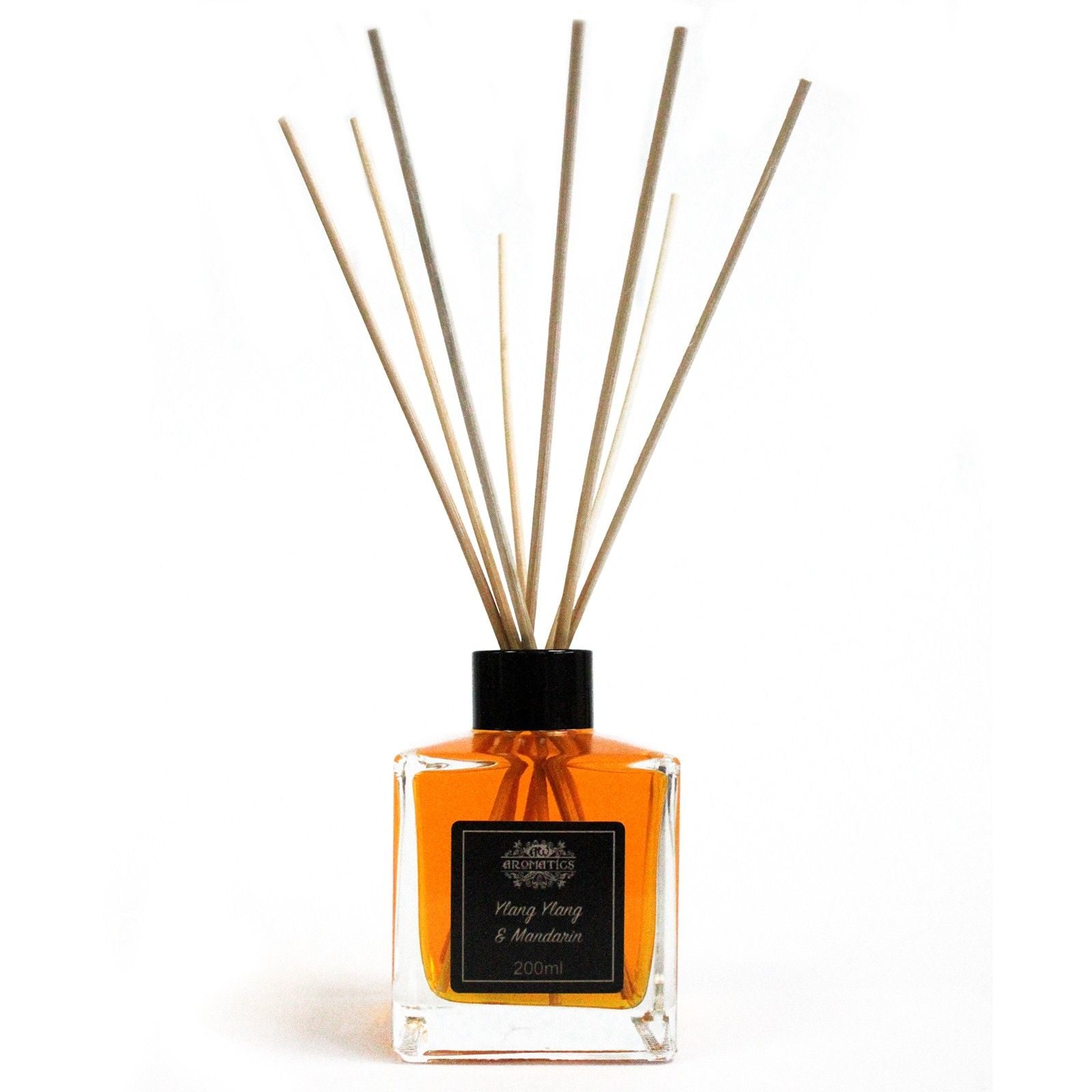 200ml Ylang Ylang & Mandarin Essential Oil Reed Diffuser – reed diffuser, alternate product view 6