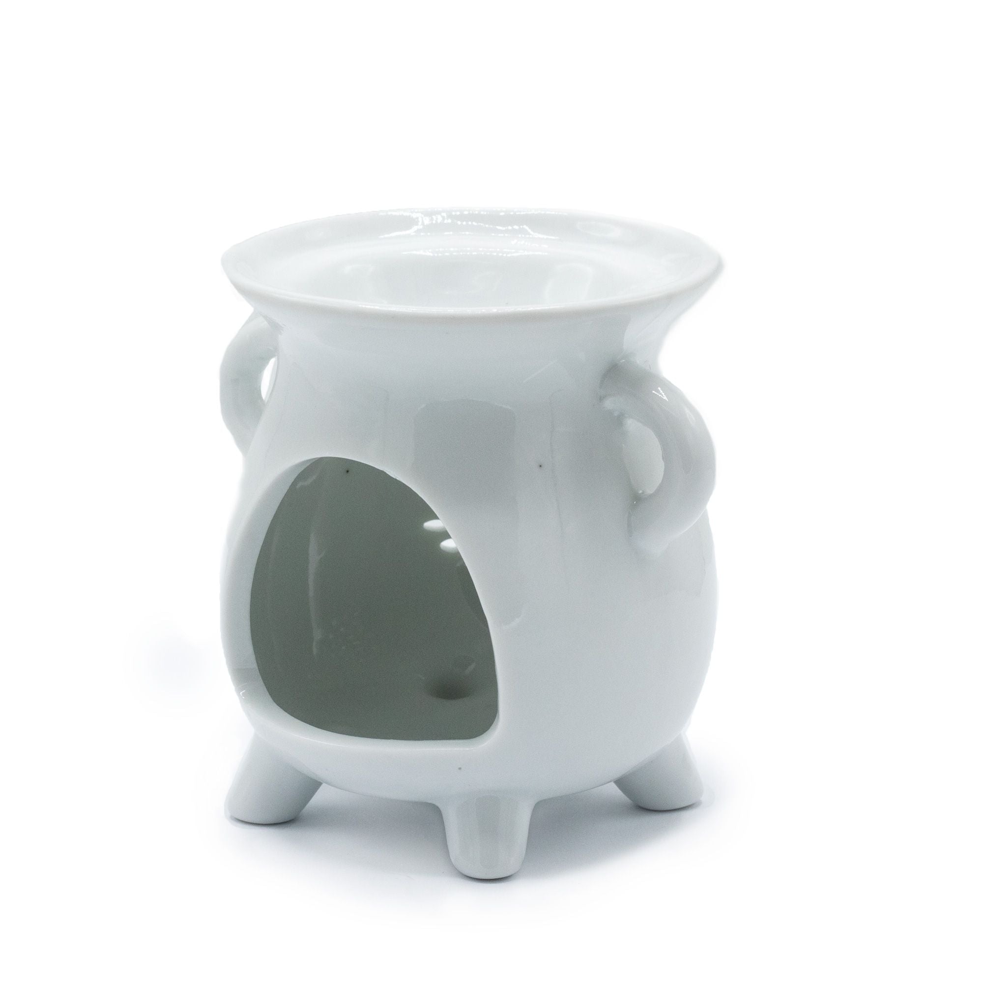 Caildren Oil Burner – Tree of Life – White – white oil burner, main product view