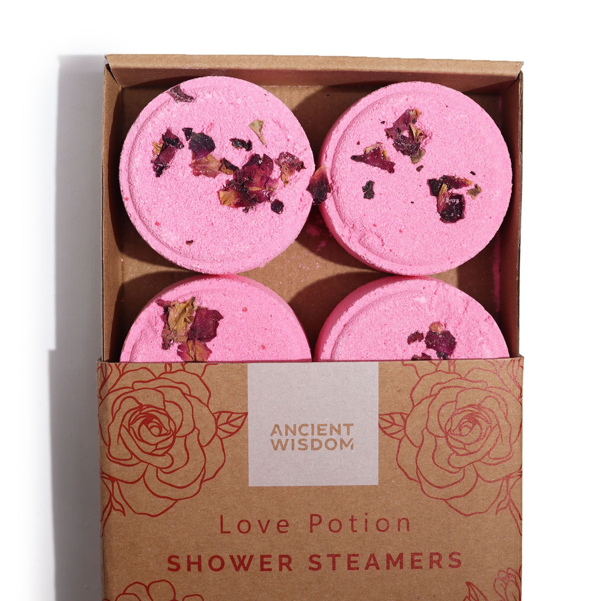 Zen Shower Steamers – Therapy Wellness Gift Set – Love Potion – shower steamers, main product view