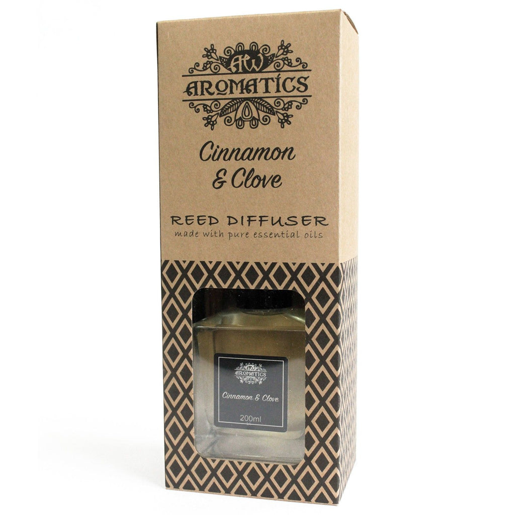 200ml Cinnamon & Clove Essential Oil Reed Diffuser – reed diffuser, alternate product view 2