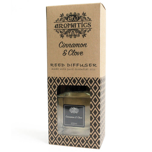200ml Cinnamon & Clove Essential Oil Reed Diffuser – reed diffuser, alternate product view 2