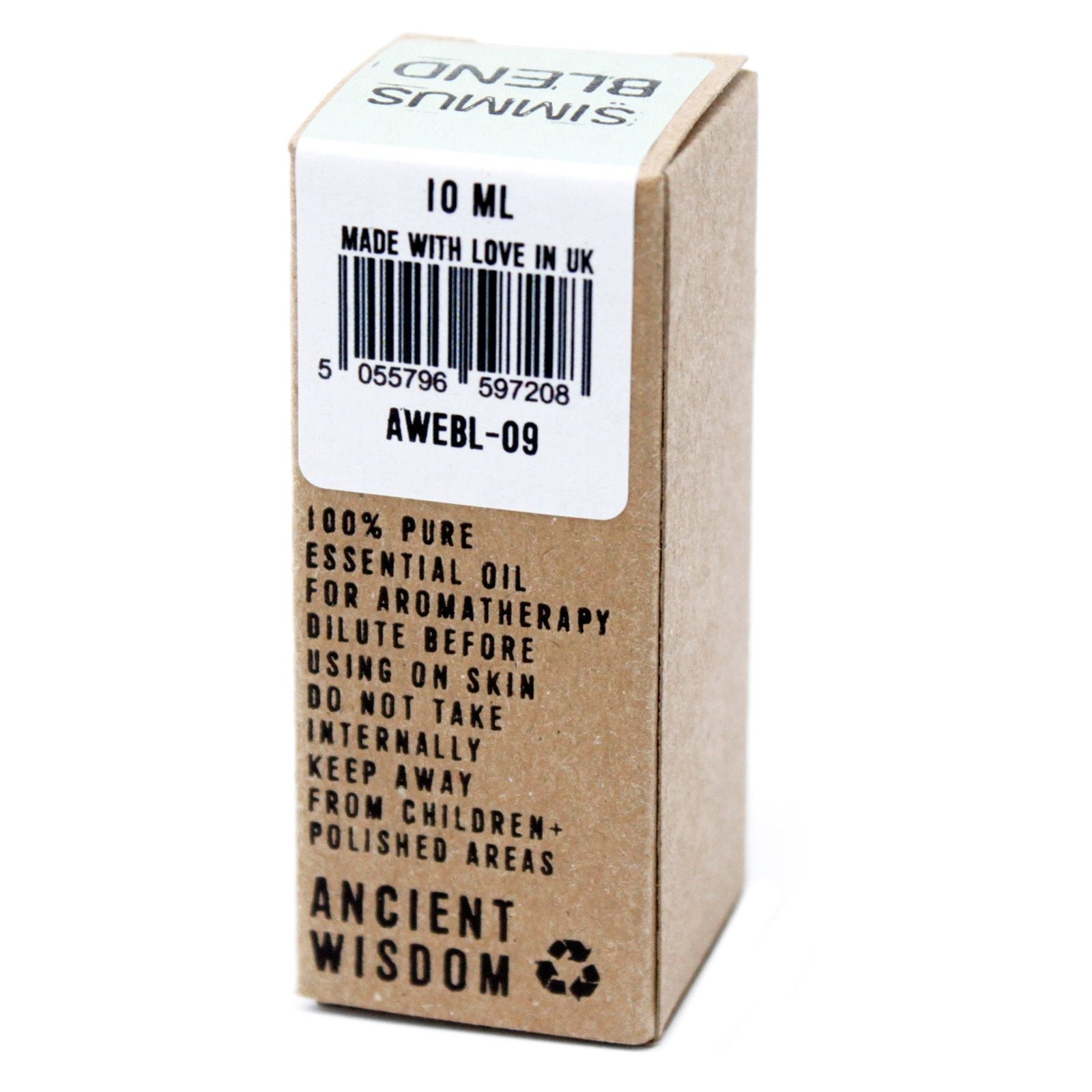 Simmus Essential Oil Blend – Boxed – 10ml – essential oil blend, main product view