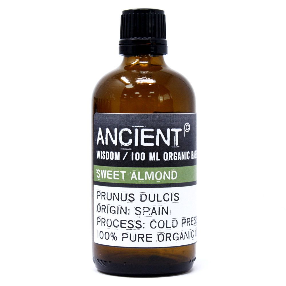 Sweet Almond Organic Carrier Oil for Massage & Blending 100ml – gallery image 2