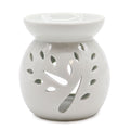 Lrg Classic White Oil Burner – Tree Cut – out – white oil burner, main product view