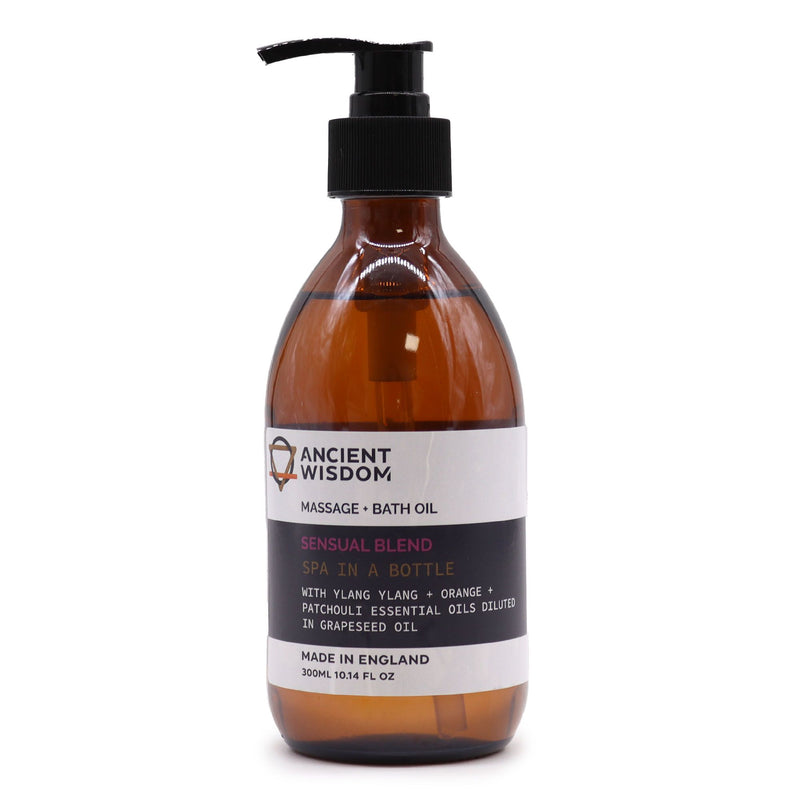 Sensual Aromatherapy Massage & Bath Body Oil 300ml – product image