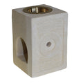 Stone Oil Burner – Square Moorish – oil burner, main product view