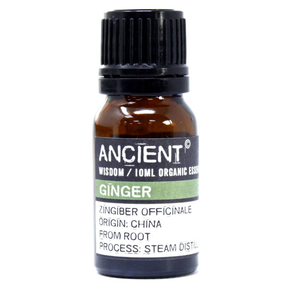 Organic Ginger Aromatherapy Essential Oil 10ml – gallery image 2