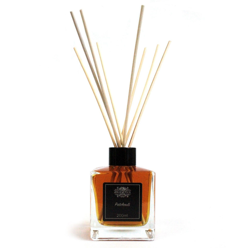 200ml Patchouli Essential Oil Reed Diffuser – reed diffuser, alternate product view 3