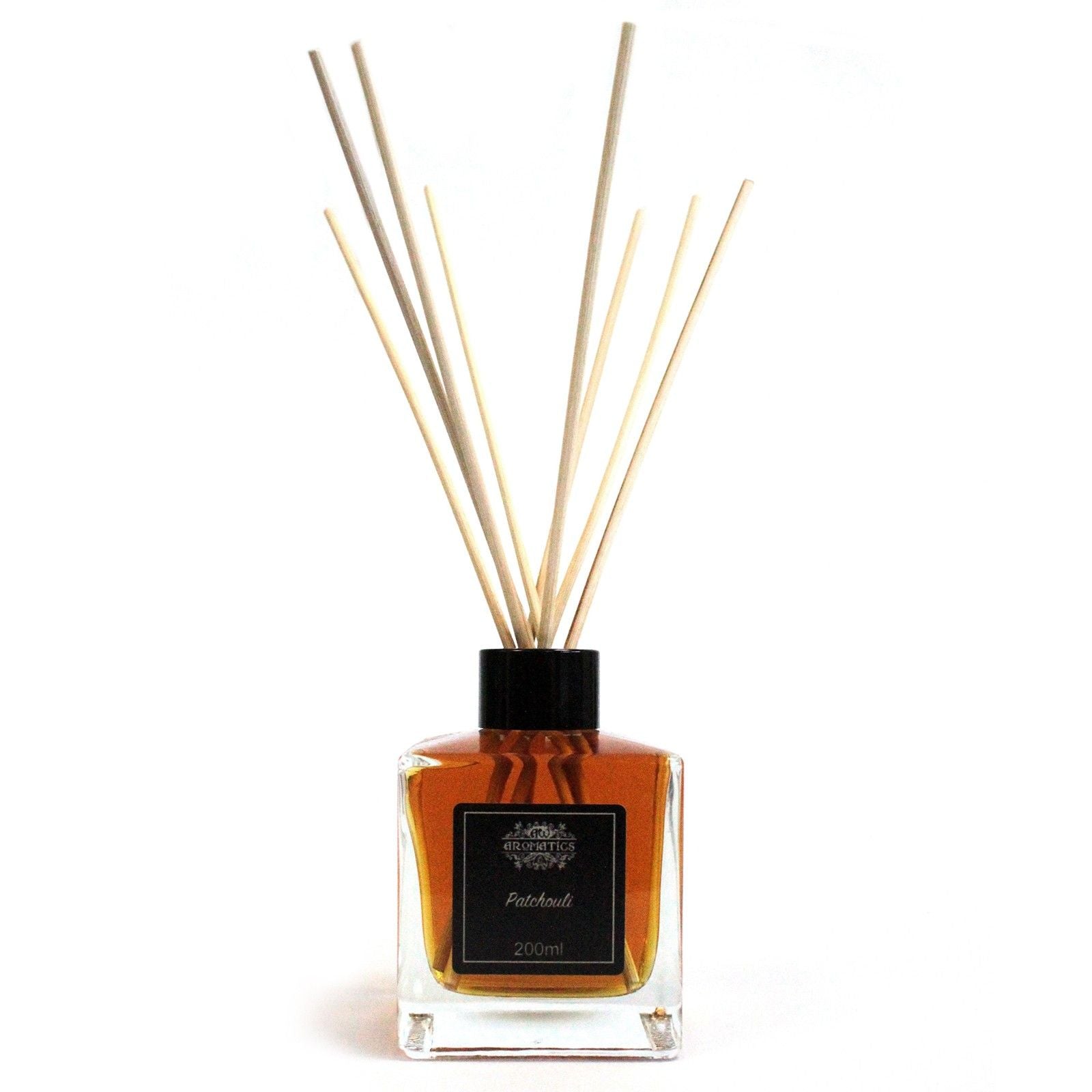 200ml Patchouli Essential Oil Reed Diffuser – reed diffuser, alternate product view 3