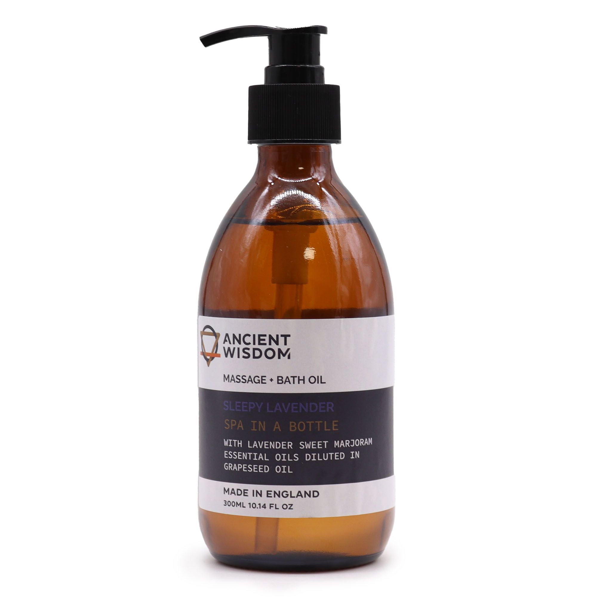 Sleepy Lavender Aromatherapy Massage & Bath Body Oil 300ml – product image