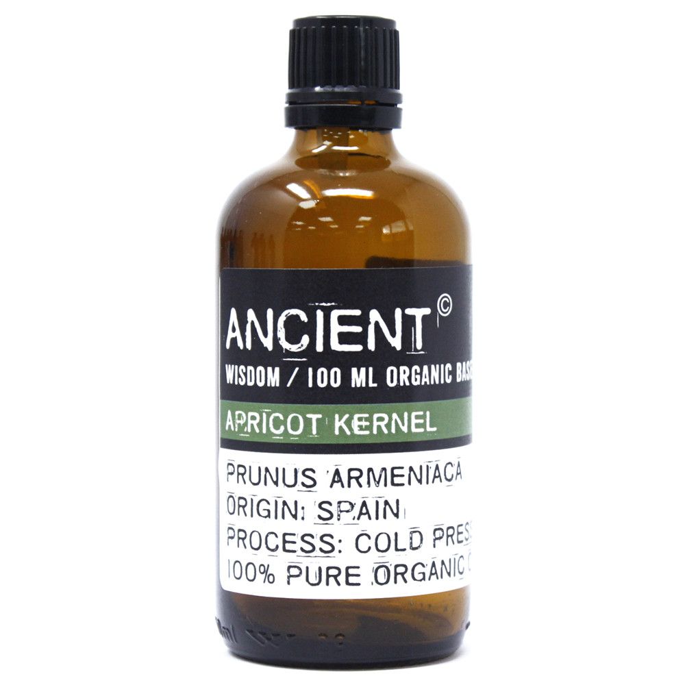 Apricot Kernel Organic Carrier Oil for Massage & Blending 100ml – gallery image 3